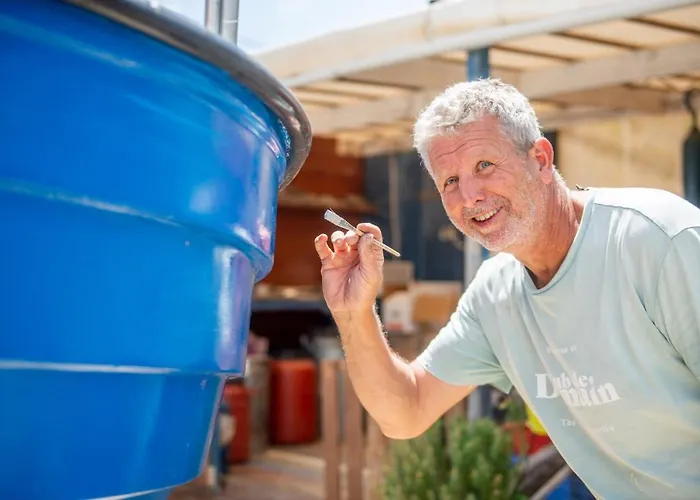 Hakuna Matata Holidays Wooden With Airco & Pool In Greek Olive Grove Gerendaház Methóni