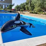 Hakuna Matata Holidays Wooden With Airco & Pool In Greek Olive Grove Methoni (Messenia)