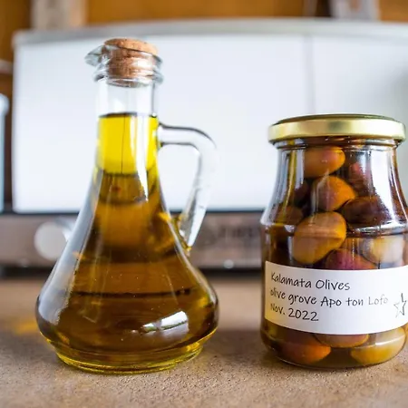 Hakuna Matata Holidays Wooden With Airco & Pool In Greek Olive Grove بيت خشبي ميثوني