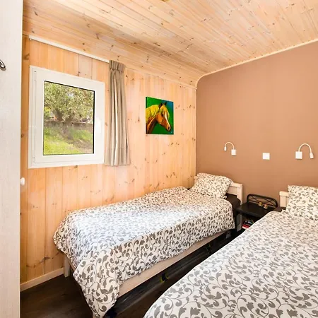 Hakuna Matata Holidays Wooden With Airco & Pool In Greek Olive Grove Lodge