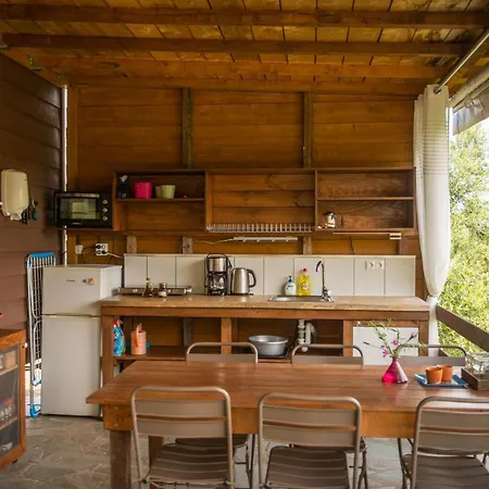 Hakuna Matata Holidays Wooden With Airco & Pool In Greek Olive Grove * ميثوني