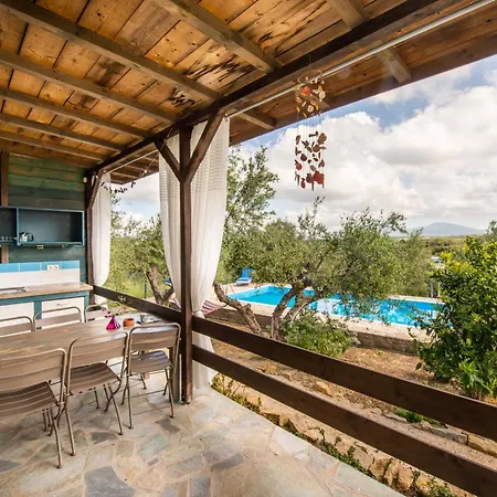 Hakuna Matata Holidays Wooden With Airco & Pool In Greek Olive Grove *